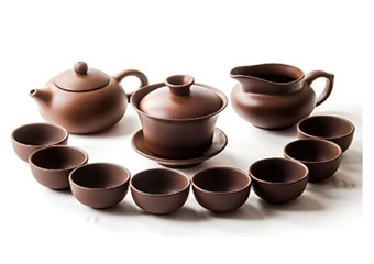 Purple-clay Tea Set